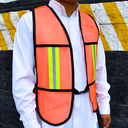 Chaleco, Malla con Reflejante LAMIRA, Naranja, SE, Unitalla