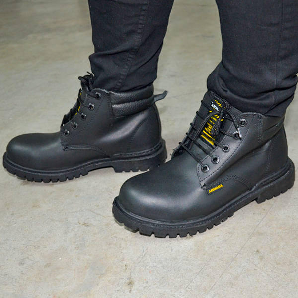 Zapato Borceguí con Casco de Acero Armada Negro 101 #28