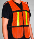 Chaleco, Malla con Reflejante Jyrsa, Naranja, Unitalla