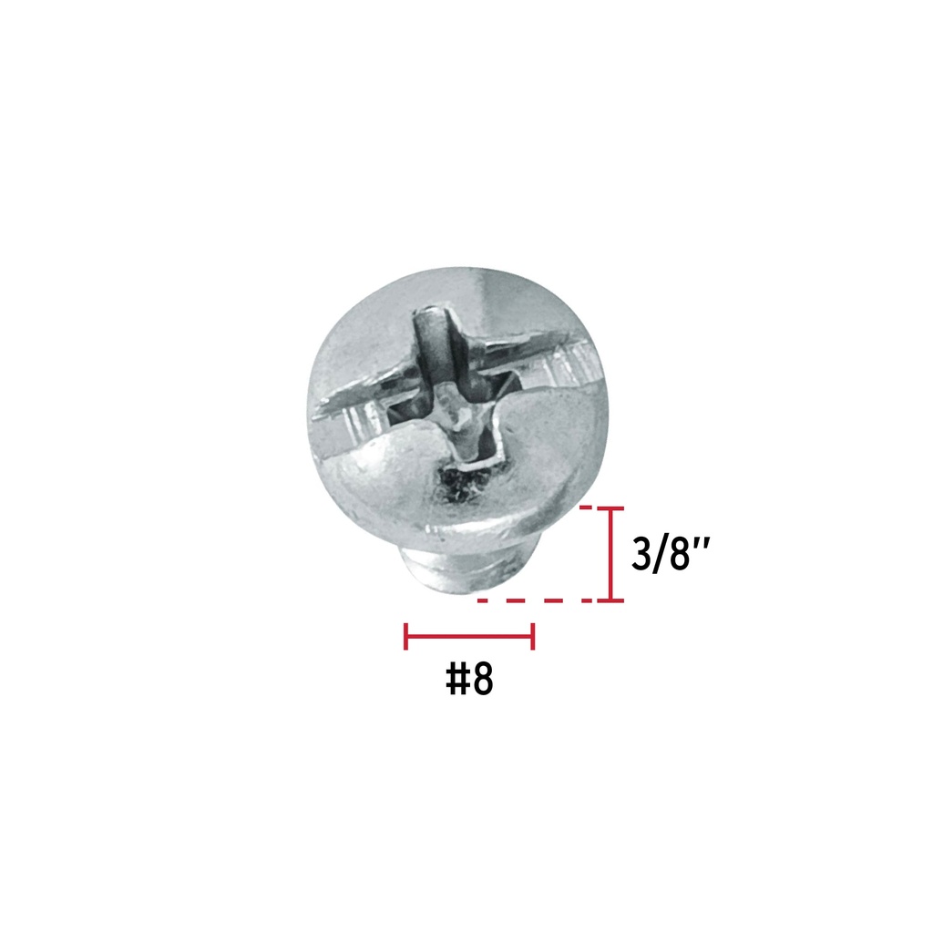 Bolsa con 200 pijas para lámina, #8 x 3/8', Fiero