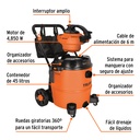 Aspiradora/sopladora de sólidos y líquidos 16 gal, plástica
