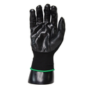 Guante, Poliéster Recubierto de Nitrilo Espumado Gisa (Par), Negro, GF-203, # 7