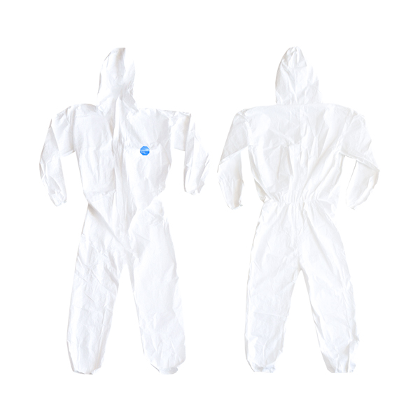 Overol, con Gorro y Elástico en Muñecas y Tobillos Tyvek Dupont, Blanco, TY127S, LG