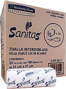 [SANITAS] TOALLA INTERDOBLADA SANITAS 20/100