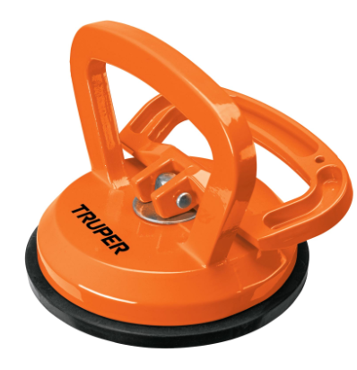 Ventosa de aluminio para vidrio, 1 copa de succión, Truper