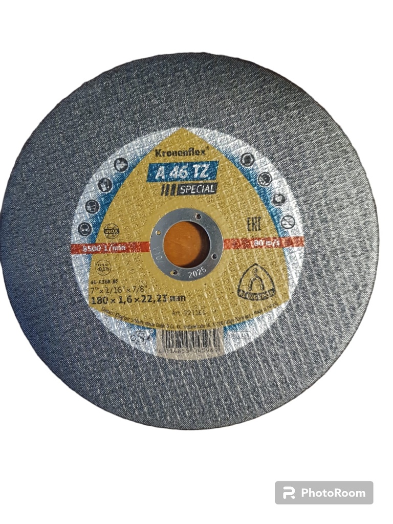 [624060115022] DISCO DE CORTE 7"X1/16 PLANO A46TZ1781.622F