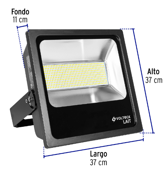 [46127] Reflector delgado de LED 200 W luz de día, Volteck