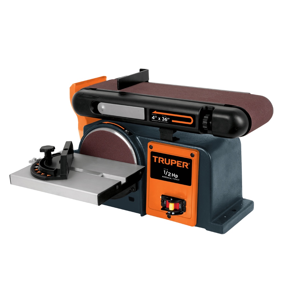 [12110] Lijadora de banda y disco 4 x 6' de 370 W (1/2 HP), Truper