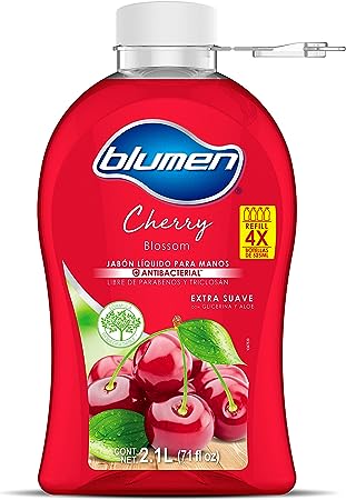Jabón Liquido para manos Blumen Cherry, Contenido: 2.1 Litros
