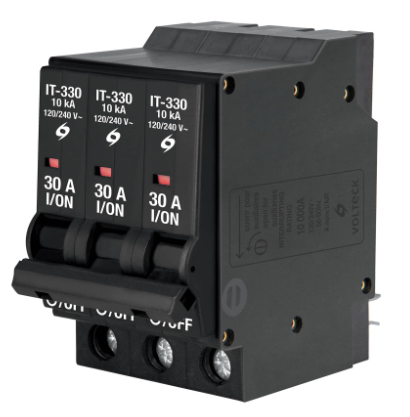 Interruptor termomagnético 3 polos 30 A, Volteck