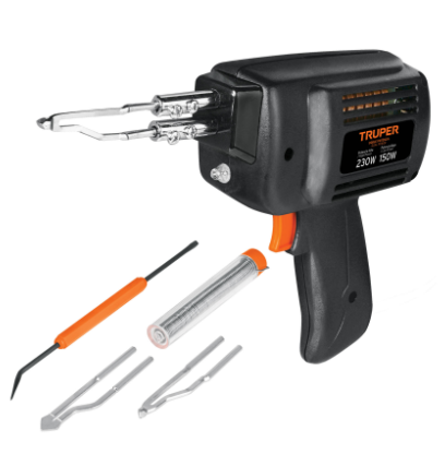 [17549] Cautín 230 W tipo pistola con 2 temperaturas, Truper