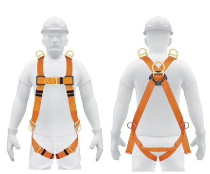 [14434] Arnés de cuerpo completo con 5 anillos, ANSI, Truper