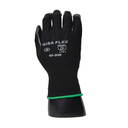 Guante, Poliéster Recubierto de Nitrilo Espumado Gisa (Par), Negro, GF-203, # 7