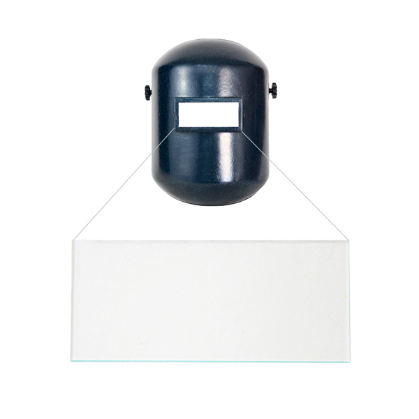 Cristal, para Careta Infra, Claro,
2SC-C2, 2" x 4.25"