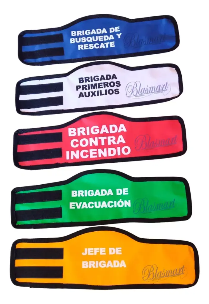 BRAZALETES PARA BRIGADA, EN KIT