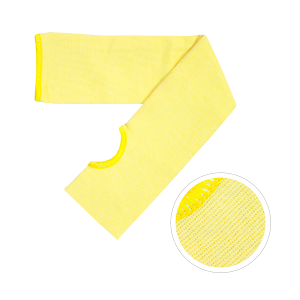 [MA-K18] Manga 100% Kevlar con Orificio para Pulgar Gisa (Par) Amarillo 18"