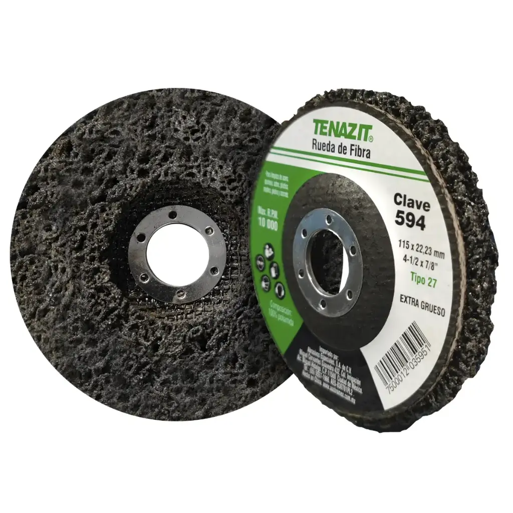 [594] Rueda de piedra Tenazit, 4 1/2 x 7/8, Clave 594