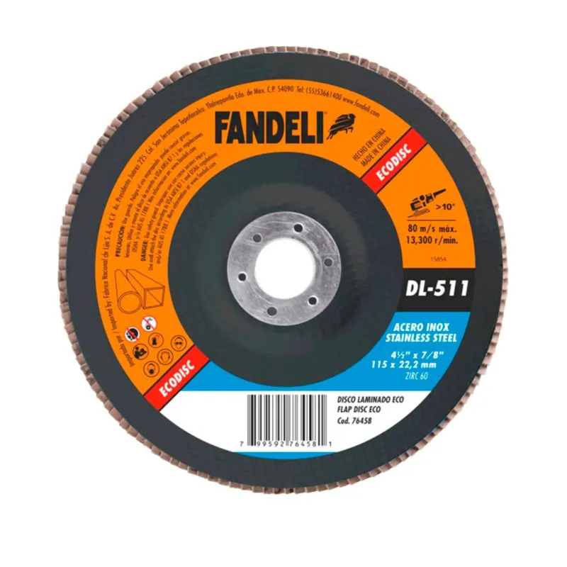 Disco laminado FANDELI ECO Z-60 4 1/2” DL-511