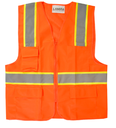 Chaleco Alta Visibilidad con Malla en Espalda LAMIRA Naranaja
