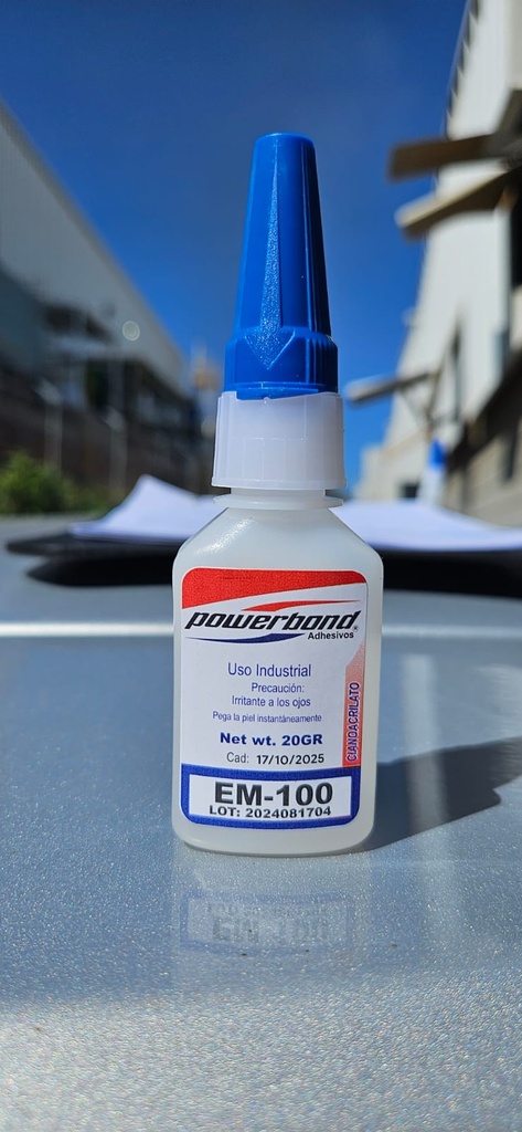 [EM-100] PowerBond C-100 Adhesivo Instantáneo (Cianoacrilato)