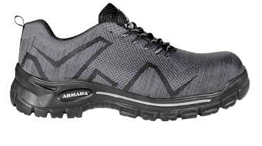 [1951#27] Zapato Tenis con Casco de Policarbonato Dieléctrico X-Port Armada Gris/Negro