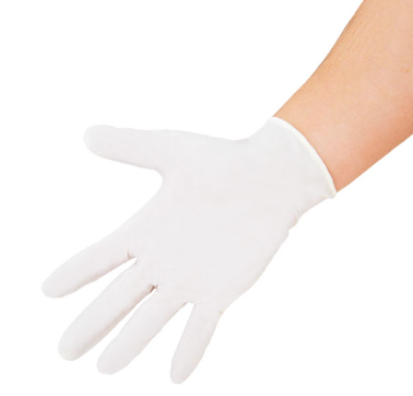 Guante Látex Natural 4.5 mil Desechable con Polvo Texturizado The Safety Zone (Paq. con 100 Pza.)